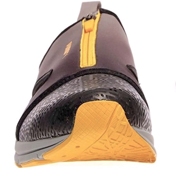 PUMA HAAST DIP DYE MENS TENNIS SHOES, SNEAKERS, BLACK YELLOW & GREY, SIZE 11 - Picture 7 of 16